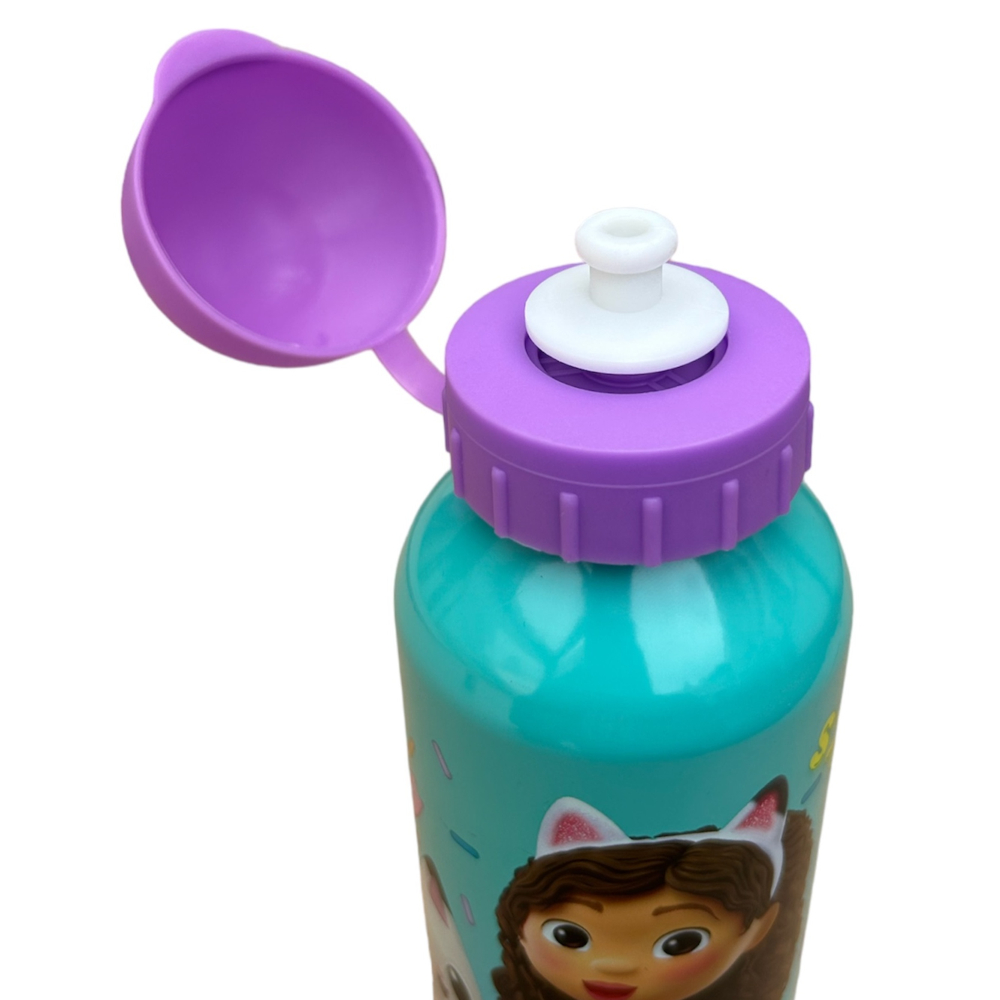 BORRACCIA IN ALLUMINIO GABBY'S DOLLHOUSE CON BECCUCCIO E COPERCHIO 500 ML - GD00009/V
