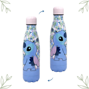 BOTTIGLIA TERMICA IN ACCIAIO INOSSIDABILE STITCH DISNEY CON TAPPO SVITABILE 500 ML - D05656TE/R