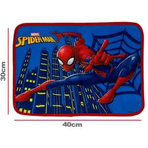TOVAGLIETTA SPIDERMAN MARVEL COLAZIONE SCUOLA IN POLIESTERE IMPERMEABILE CM. 40X30 - TV14SP