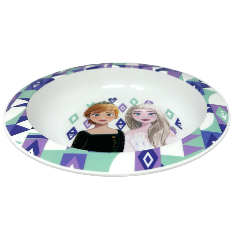 PIATTO FONDO FROZEN DISNEY STOVIGLIA 20 CM IN PLASTICA RIUTILIZZABILE ADATTO AL MICROONDE - ST74248