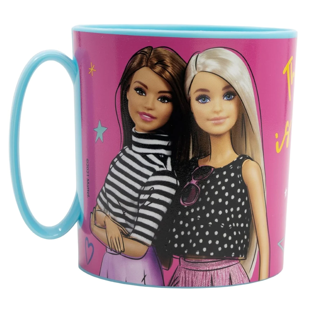 TAZZA BARBIE MUG IN PLASTICA RIUTILIZZABILE BPA FREE ADATTA AL MICROONDE 350 ML - ST15904