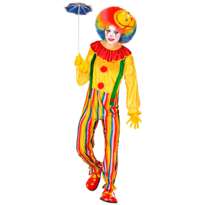 COSTUME VESTITO ABITO TRAVESTIMENTO CARNEVALE COSPLAY ADULTO - CIRCUS CLOWN - 3963