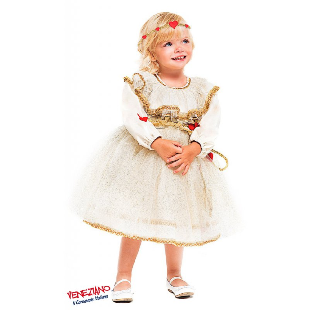COSTUME VESTITO ABITO TRAVESTIMENTO CARNEVALE BAMBINA CUPIDO 52367