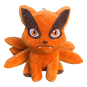 PELUCHE KURAMA JUMBO KYUBI VOLPE A NOVE CODE NARUTO SHIPPUDEN PUPAZZO 60 CM - 16002178