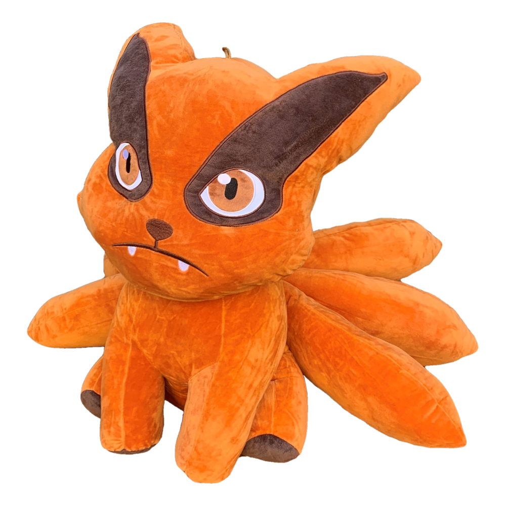 PELUCHE KURAMA JUMBO KYUBI VOLPE A NOVE CODE NARUTO SHIPPUDEN PUPAZZO 60 CM - 16002178