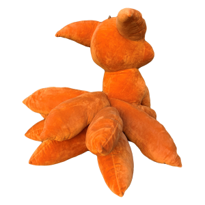 PELUCHE KURAMA JUMBO KYUBI VOLPE A NOVE CODE NARUTO SHIPPUDEN PUPAZZO 60 CM - 16002178
