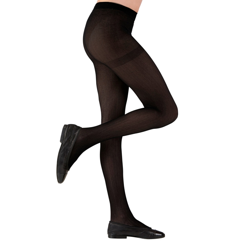 CALZE COLLANT NERI 40 DENARI ACCESSORI ABITO TRAVESTIMENTO VESTITO CARNEVALE - 20502