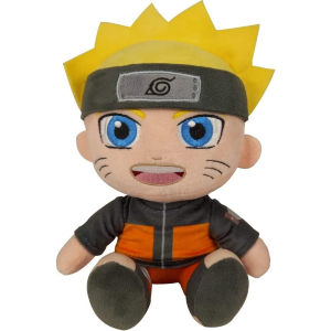 NARUTO SHIPPUDEN PELUCHE NARUTO UZUMAKI MORBIDO PUPAZZO 25 CM DA COLLEZIONE ANIME E MANGA
