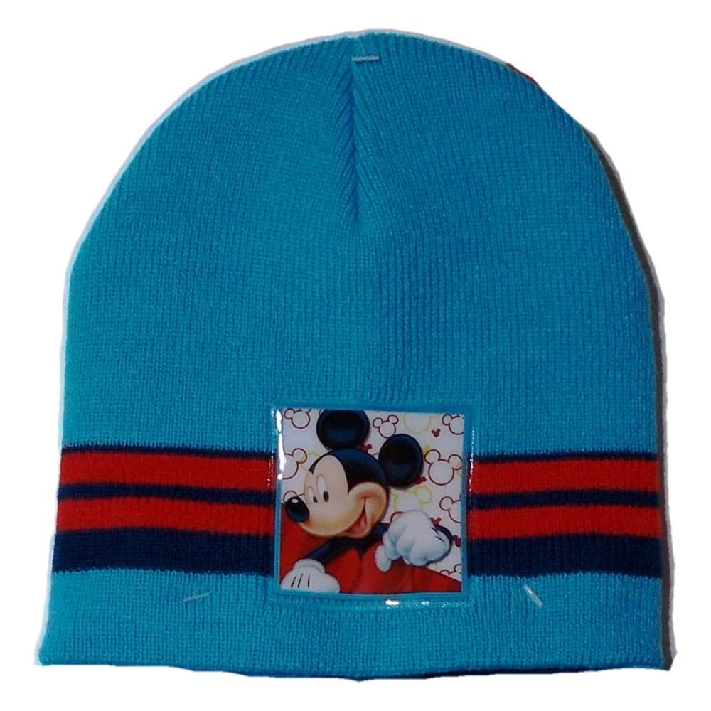 CAPPELLO INVERNALE BAMBINO TOPOLINO DISNEY 3/10 ANNI - D11259 AZZURRO