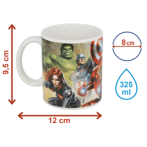 TAZZA MUG AVENGERS MARVEL IN CERAMICA 325 ML IN CONFEZIONE - STT2831
