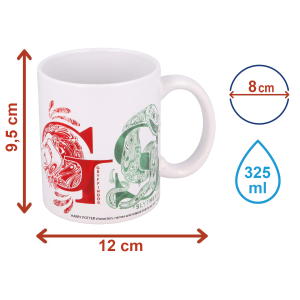 TAZZA MUG HARRY POTTER HOGWARTS IN CERAMICA 325 ML IN CONFEZIONE - STHP20082