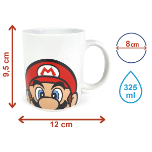 TAZZA MUG SUPER MARIO IN CERAMICA 310 ML IN CONFEZIONE - STSM20051