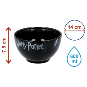 TAZZA LARGA HARRY POTTER CIOTOLA DA COLAZIONE IN CERAMICA 600 ML - STHP1080