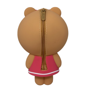 TOMBOLINO ASTUCCIO IN SILICONE LINE FRIENDS CHOCO ORSO PORTACOLORI 19X11 CM - MC23821/2