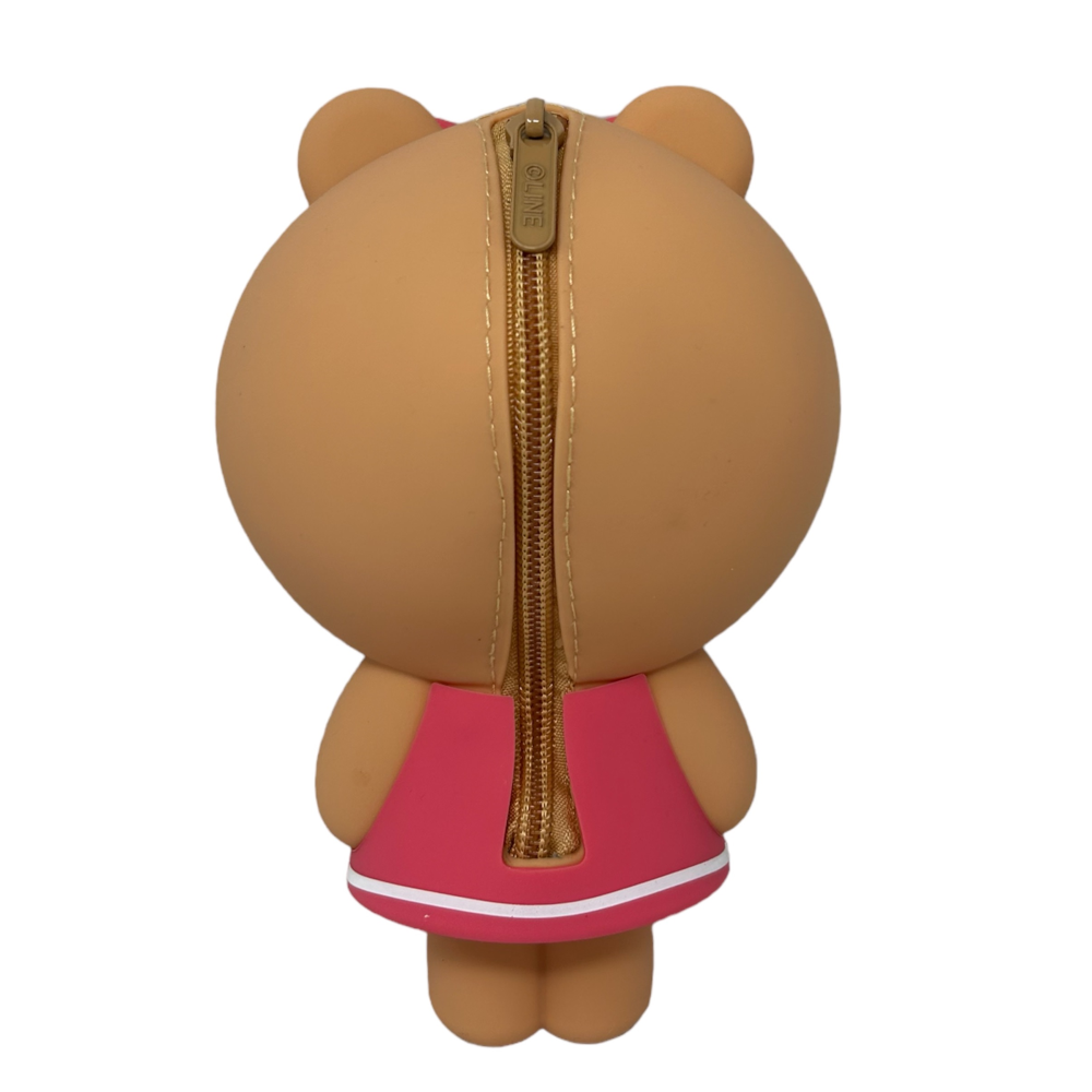 TOMBOLINO ASTUCCIO IN SILICONE LINE FRIENDS CHOCO ORSO PORTACOLORI 19X11 CM - MC23821/2