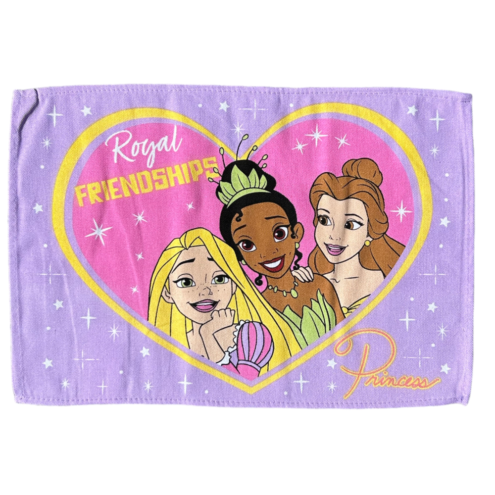 TOVAGLIETTA PRINCIPESSE DISNEY MISTO COTONE LAVABILE DA COLAZIONE PRANZO CM 45 X 32 - D05162MC