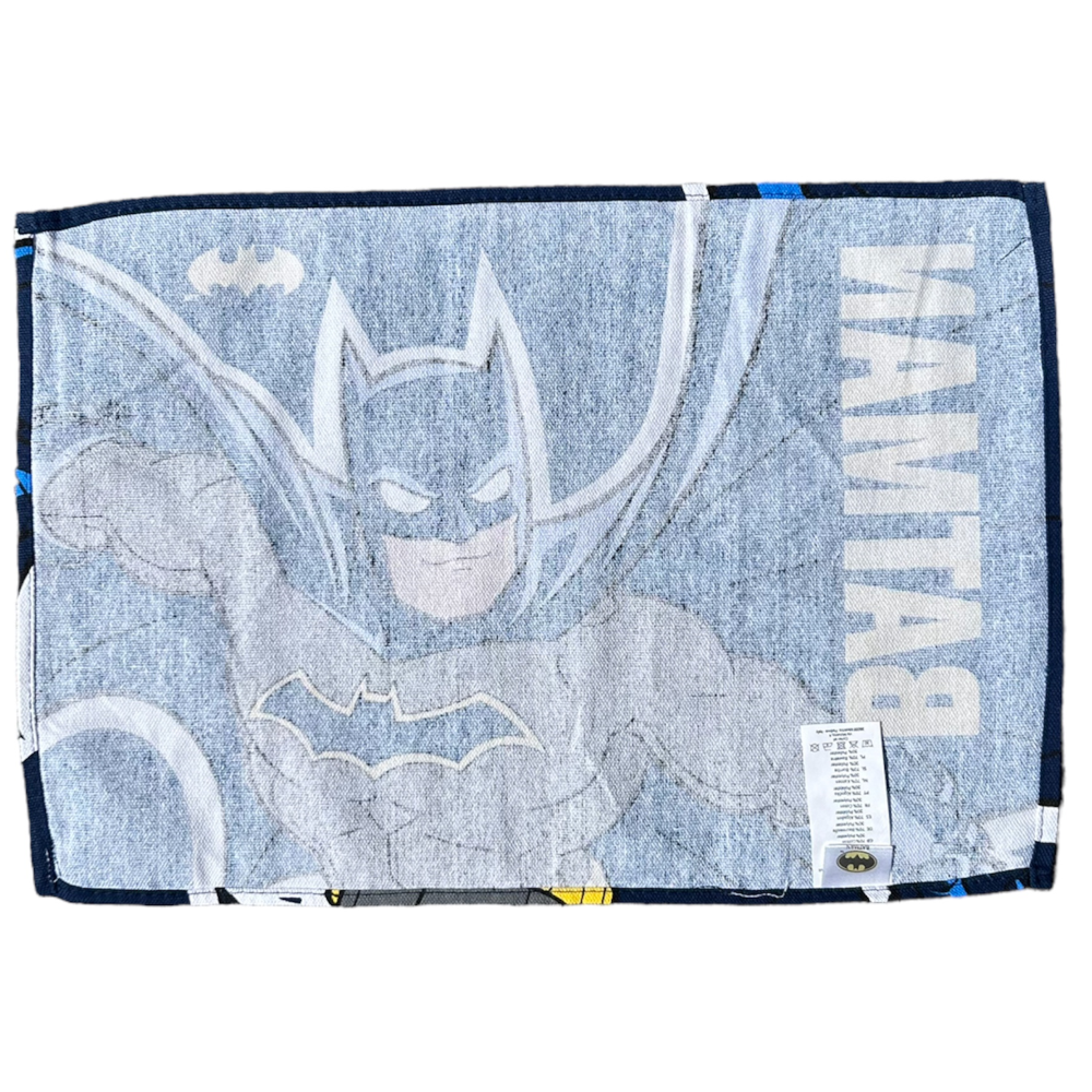 TOVAGLIETTA BATMAN DC COMICS MISTO COTONE LAVABILE DA COLAZIONE PRANZO CM 45 X 32 - L05175MC