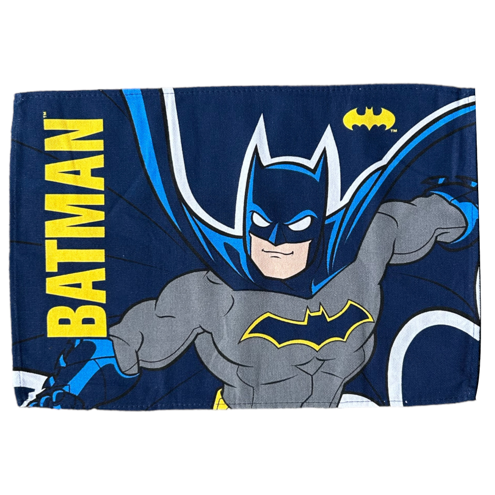 TOVAGLIETTA BATMAN DC COMICS MISTO COTONE LAVABILE DA COLAZIONE PRANZO CM 45 X 32 - L05175MC