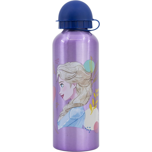 BORRACCIA IN ALLUMINIO FROZEN DISNEY CON BECCUCCIO E COPERCHIO 530 ML - 74260