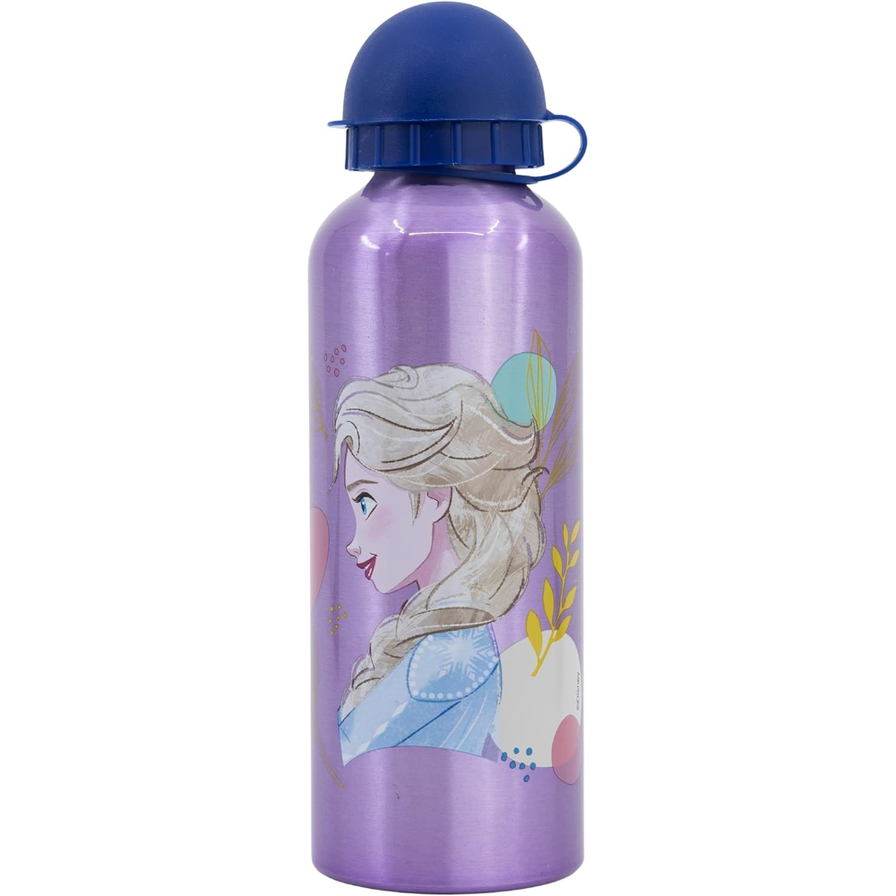 BORRACCIA IN ALLUMINIO FROZEN DISNEY CON BECCUCCIO E COPERCHIO 530 ML - 74260