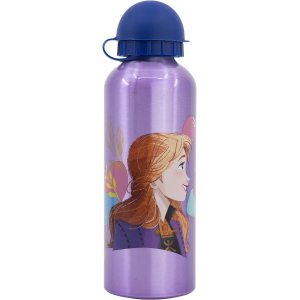 BORRACCIA IN ALLUMINIO FROZEN DISNEY CON BECCUCCIO E COPERCHIO 530 ML - 74260
