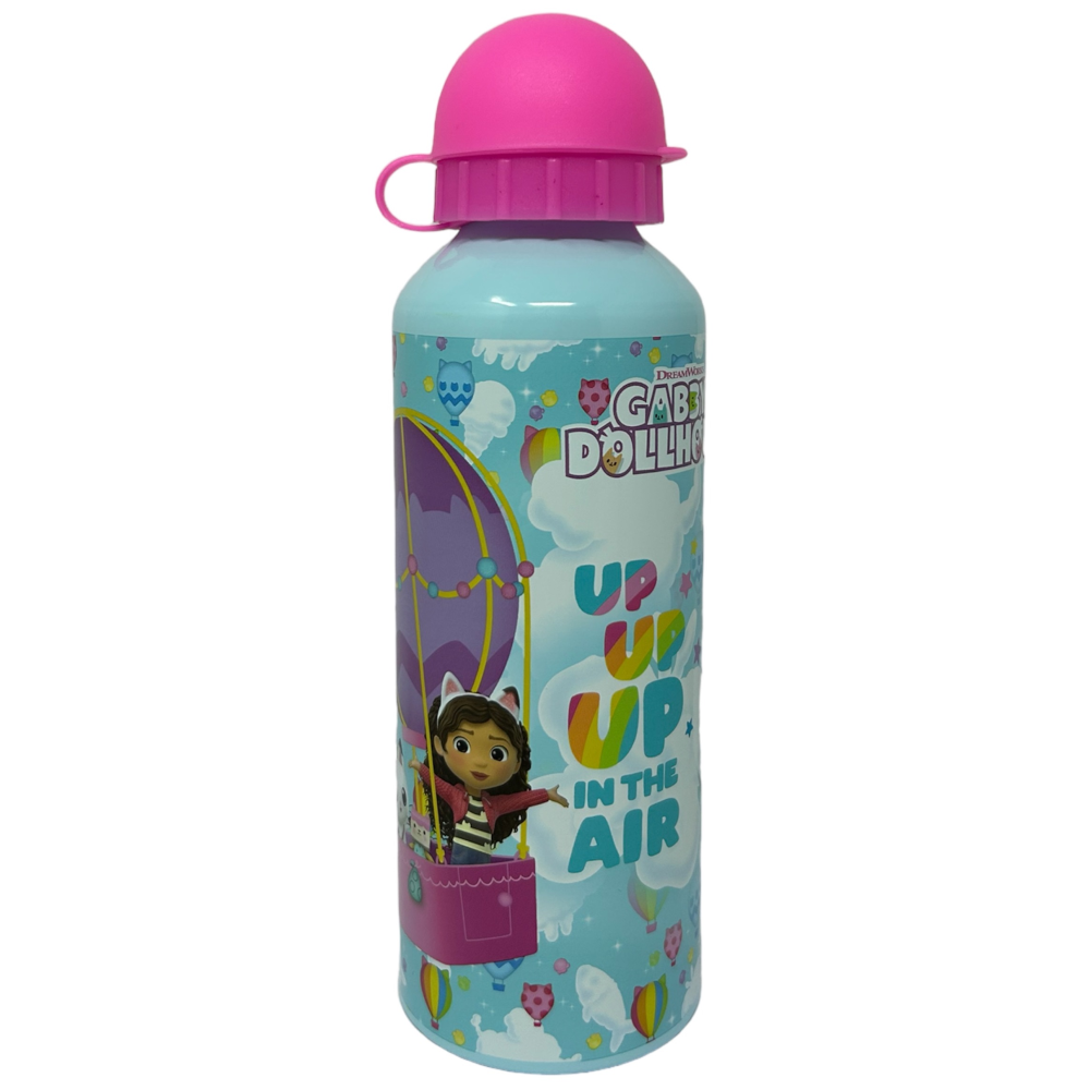 BORRACCIA IN ALLUMINIO GABBY'S DOLLHOUSE CON BECCUCCIO E COPERCHIO 500 ML - O06399MC/F
