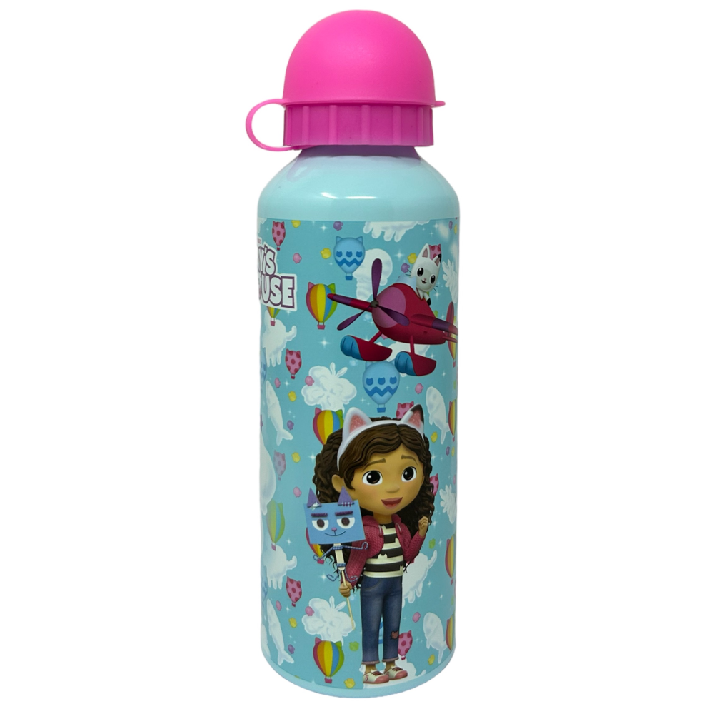 BORRACCIA IN ALLUMINIO GABBY'S DOLLHOUSE CON BECCUCCIO E COPERCHIO 500 ML - O06399MC/F