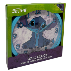 OROLOGIO DA PARETE STITCH DISNEY DIAMETRO CM. 25 - LAS3015