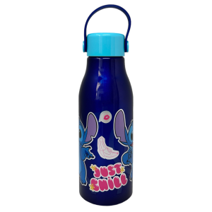 BORRACCIA IN ALLUMINIO STITCH DISNEY TAPPO CON MANICO IN SILICONE 760 ML - 75061