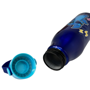 BORRACCIA IN ALLUMINIO STITCH DISNEY TAPPO CON MANICO IN SILICONE 760 ML - 75061