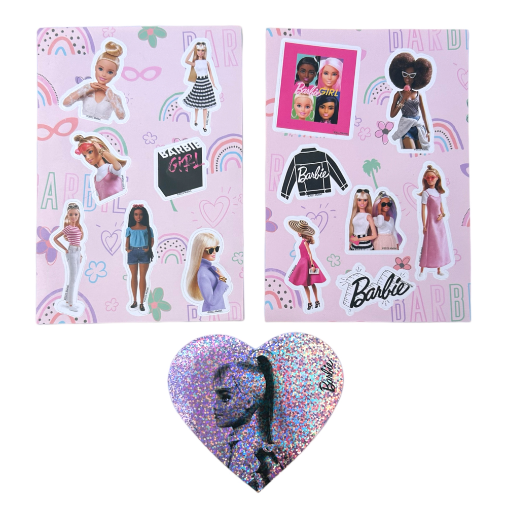 MAXI SET DIARIO SEGRETO CON ACCESSORI BARBIE MATTEL IN CONFEZIONE REGALO - BR0827