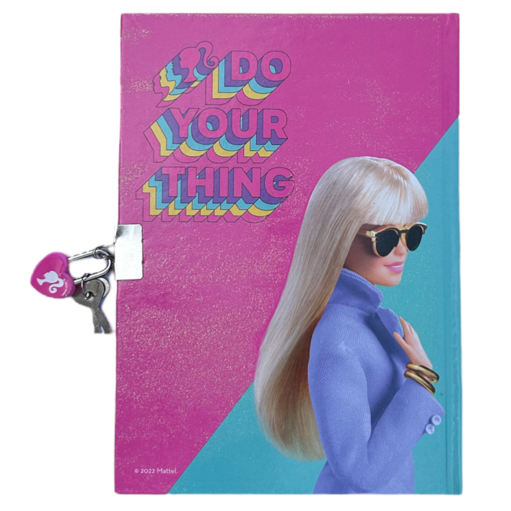 MAXI SET DIARIO SEGRETO CON ACCESSORI BARBIE MATTEL IN CONFEZIONE REGALO - BR0827