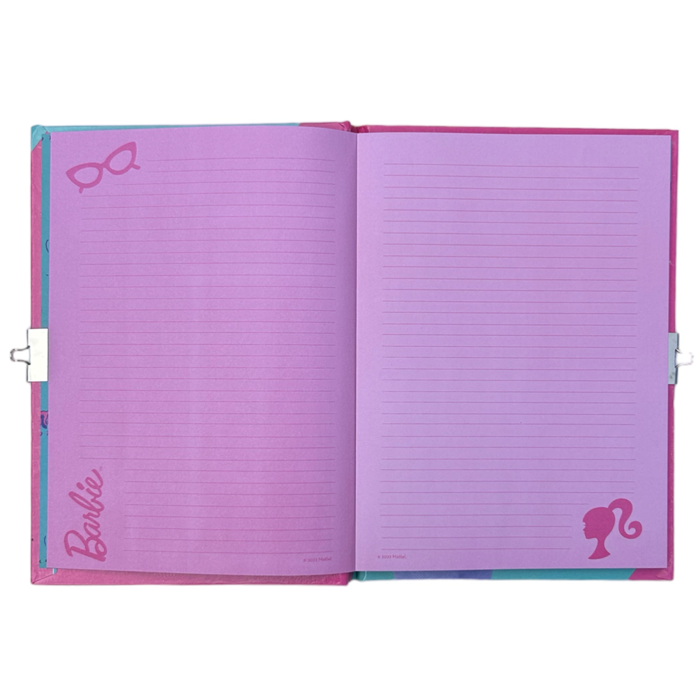 MAXI SET DIARIO SEGRETO CON ACCESSORI BARBIE MATTEL IN CONFEZIONE REGALO - BR0827