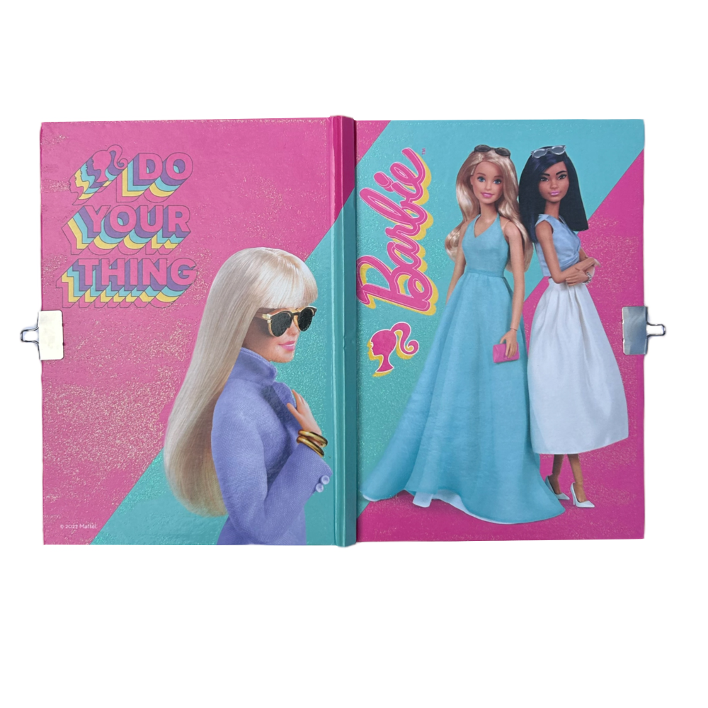 MAXI SET DIARIO SEGRETO CON ACCESSORI BARBIE MATTEL IN CONFEZIONE REGALO - BR0827