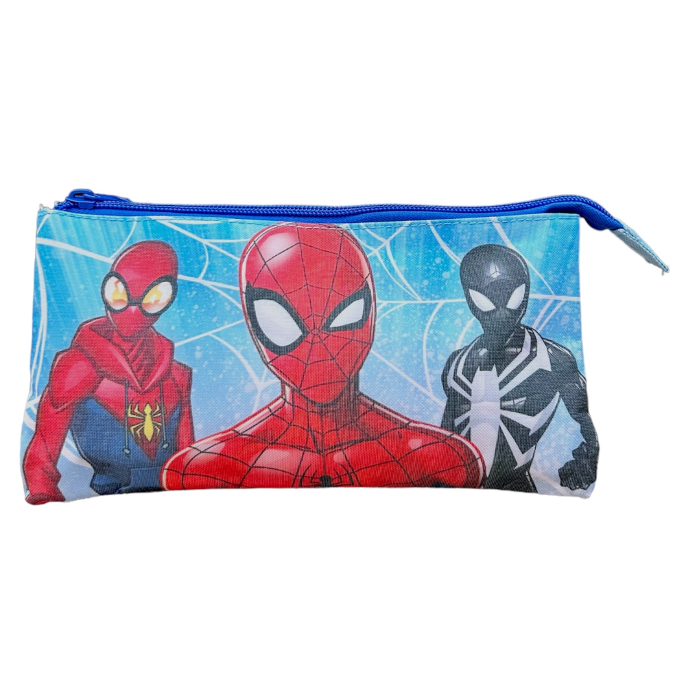 TOMBOLINO SPIDERMAN MARVEL 3 SCOMPARTI ASTUCCIO PORTACOLORI - SP30007