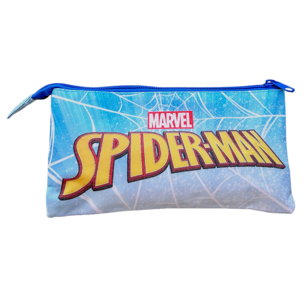 TOMBOLINO SPIDERMAN MARVEL 3 SCOMPARTI ASTUCCIO PORTACOLORI - SP30007