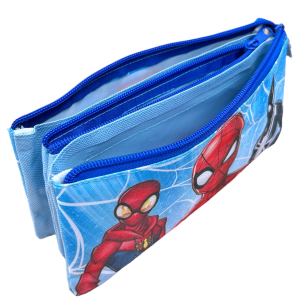TOMBOLINO SPIDERMAN MARVEL 3 SCOMPARTI ASTUCCIO PORTACOLORI - SP30007
