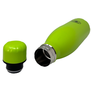 Bottiglia in Acciaio Inox 18/10 Thermos Doppia Parete - Beccuccio Stile Pet  500 Ml. verde mela - MP05VM