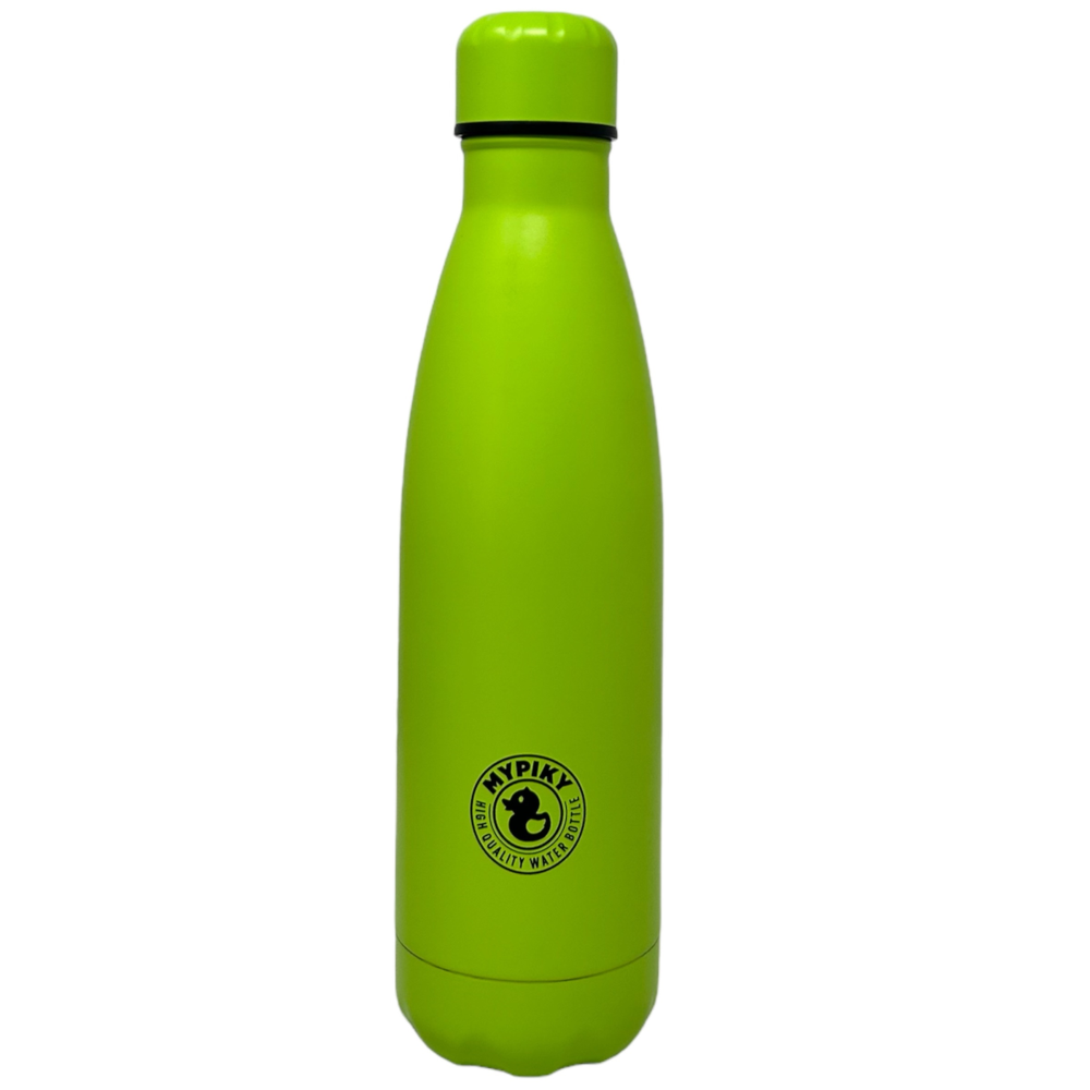 Bottiglia in Acciaio Inox 18/10 Thermos Doppia Parete - Beccuccio Stile Pet  500 Ml. verde mela - MP05VM
