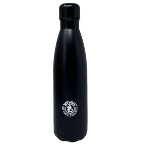 Bottiglia in Acciaio Inox 18/10 Thermos Doppia Parete - Beccuccio Stile Pet  500 Ml. nero opaco - MP01NR