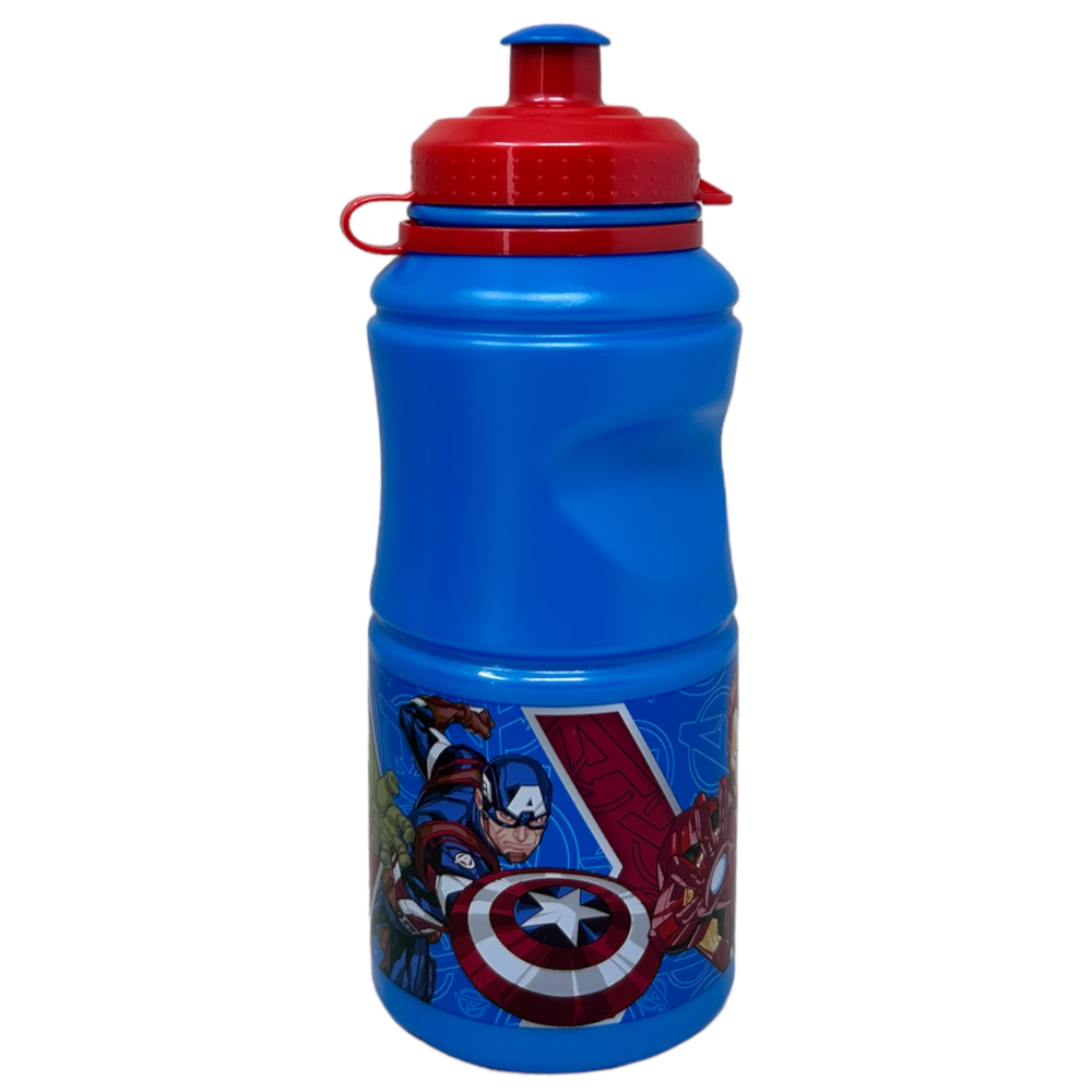 SET PRANZO AVENGERS MARVEL 2 PEZZI BORRACCIA 400 ML PORTAMERENDA - ST74173