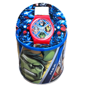 OROLOGIO AVENGERS MARVEL DA POLSO ANALOGICO IN SCATOLA DI LATTA - MV16051