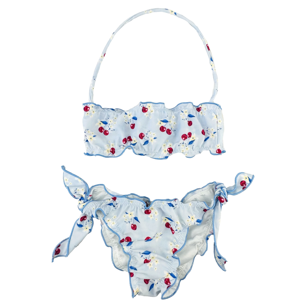 COSTUME MARE BIKINI CON CILIEGE YOURS 2 PEZZI BAMBINA - BK154