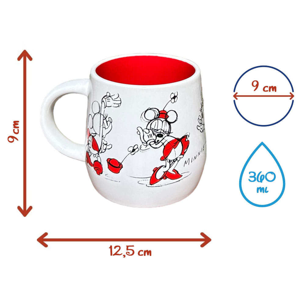 TAZZA MUG IN CERAMICA MINNIE DISNEY 360 ML IN CONFEZIONE - 00259