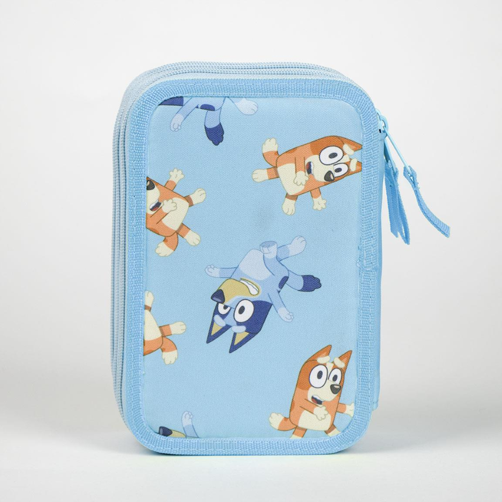ASTUCCIO SCUOLA BLUEY MULTISCOMPARTO 3 ZIP PORTACOLORI GIOTTO - 0945