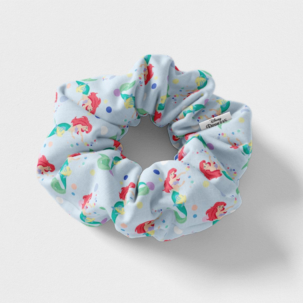 SCRUNCHIES PRINCIPESSE DISNEY ELASTICI PER CAPELLI IN TELA 5 PEZZI IN CONFEZIONE - 1913