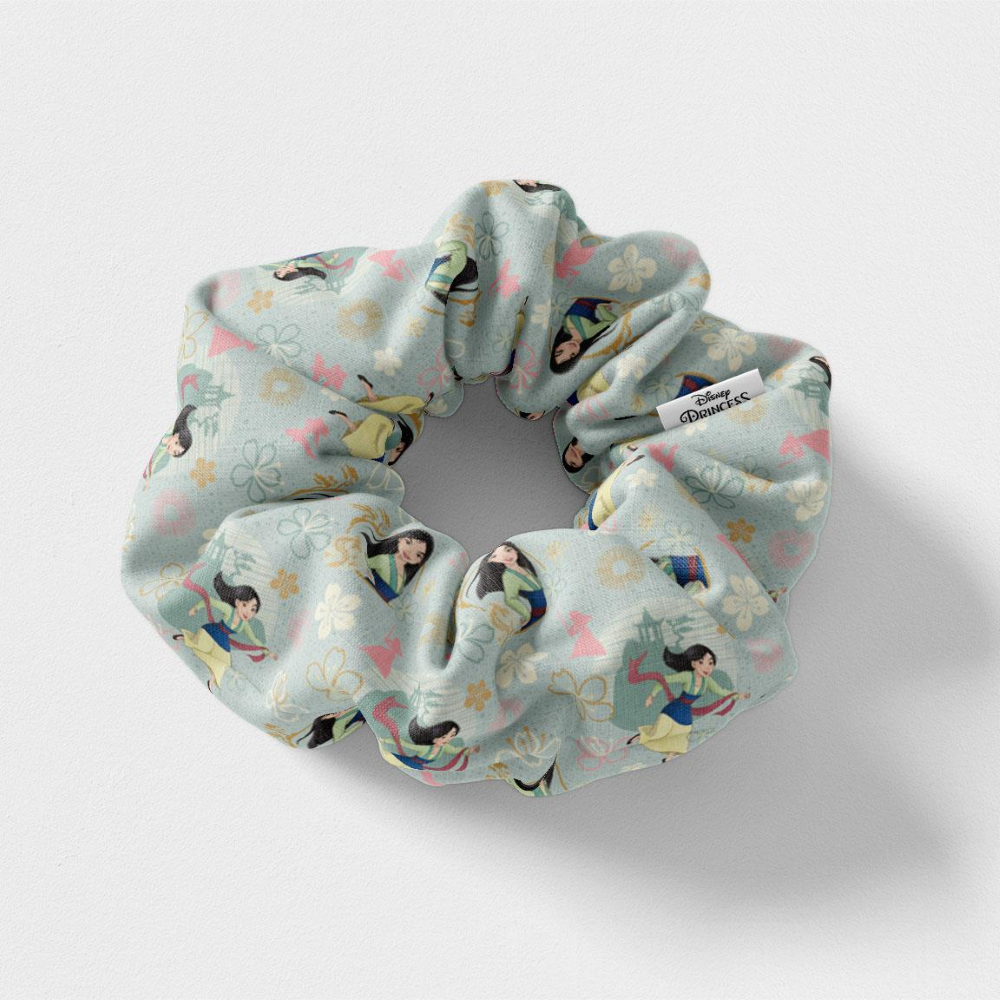 SCRUNCHIES PRINCIPESSE DISNEY ELASTICI PER CAPELLI IN TELA 5 PEZZI IN CONFEZIONE - 1913
