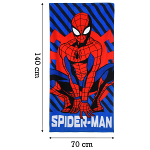 TELO MARE SPIDERMAN MARVEL ASCIUGAMANO PER BAMBINI IN COTONE CM 140X70 - EX1976