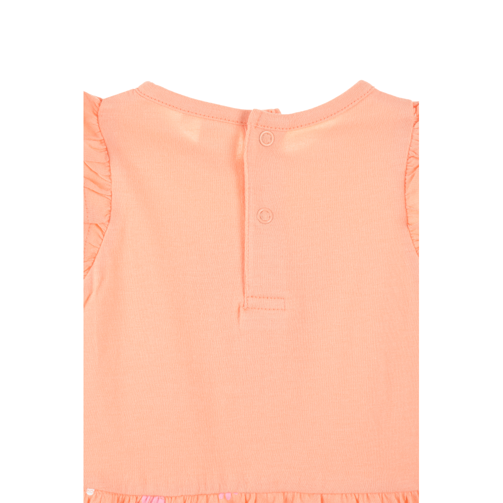 SCAMICIATA MINNIE DISNEY ABITO VESTITO 100% COTONE BAMBINA - EX0007ARANCIO