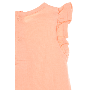 SCAMICIATA MINNIE DISNEY ABITO VESTITO 100% COTONE BAMBINA - EX0007ARANCIO